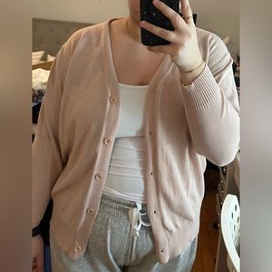 Pink Saumon Cardigan